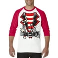 thumbnail image 1 of Artix - Mens Raglan Sleeve Baseball T-Shirts, up to Size 3XL - Pirate Costume, 1 of 4