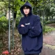 thumbnail image 4 of Sudaderas con capucha de hip hop para hombre, sudaderas con capucha azules, ropa para hombre, estilo coreano, algodón, años 90, vintage, cálidas, de alta calidad, Y2k Overfit Emo, 4 of 5