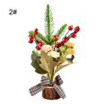thumbnail image 2 of EIMELI Mini Artificial Christmas Tree Berry Pine Desktop Table Decoration Ornament, 2 of 9