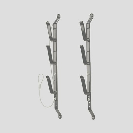 Allen Company Steel Three Firearm Locking Truck Window Rack, Fits Most Rifles, Black