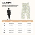 thumbnail image 4 of Picia Moon And Rabbit Womens Soft Woven Cotton Elastic Waistband Sleep Pajama Pant Lounge Sleep Pant With Pockets And Drawstring-Small, 4 of 9