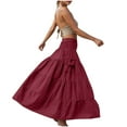thumbnail image 7 of HomeGardon Maxi Skirts for Women Spring/summer Plus-size Printed Casual Long Beach Dress,S-XL, 7 of 7