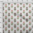 thumbnail image 2 of oneOone Silk Tabby White Fabric Floral Block Craft Projects Decor Fabric Printed By The Yard 42 Inch Wide, 2 of 4