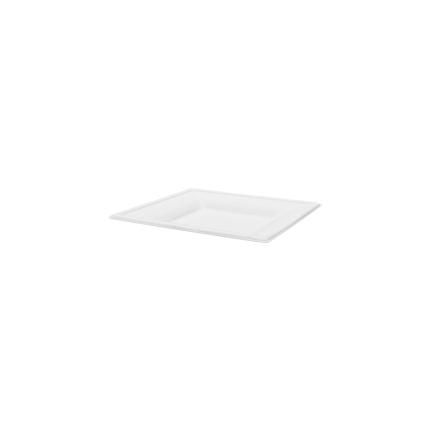 Karat Earth 6”x 6” Paper Square Plate, Molded Fiber, White - 500 pcs