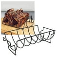 thumbnail image 4 of Ribs Roasting Stand, Rib Rack All Round Air Circulation Iron Healthy Non Slip Widely Used Easy To Clean  For Picnic, 4 of 8