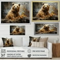 thumbnail image 4 of Designart "Boundary of the Bears II" Animals Canvas Art Print, 4 of 5
