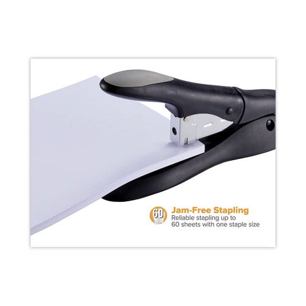 Personal Heavy-Duty 60-Sheet Stapler, 60-Sheet Capacity, Black/gray | Bundle of 2 Each