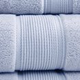 thumbnail image 2 of 8 Piece Towel Set, Cotton Soft Absorbent Towels Set for Bathroom, 2 Bath Towels 2 Hand Towels 4 Washcloth, Light Blue Towel Set, 2 of 9