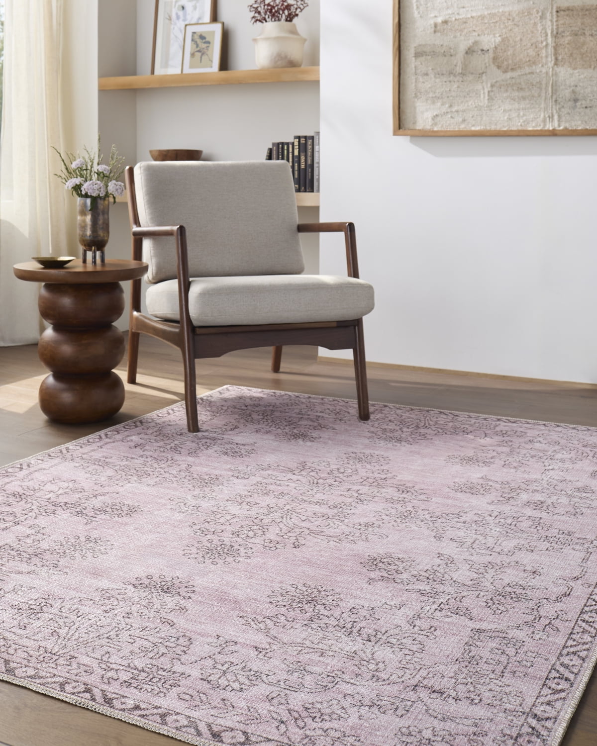 My Texas House Back to Campus Piper 5'3" x 7' Washable Area Rug