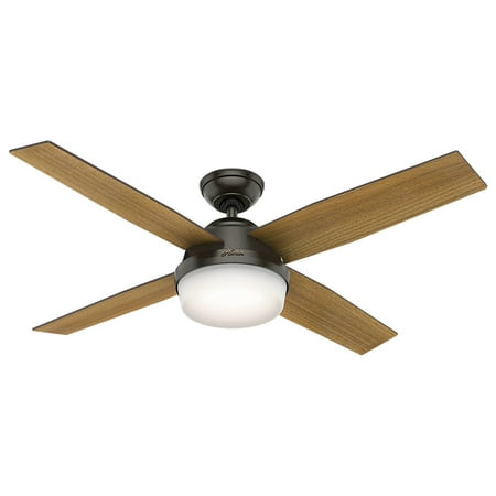 

Hunter Dempsey 52 Led Dempsey 52 4 Blade Hanging Led Indoor Ceiling Fan - Bronze