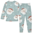 thumbnail image 3 of Boys Pajamas Girls Pajama Many Santa Clauses Cute Comfortable Cotton Two-piece Pajama Set, 3 of 7