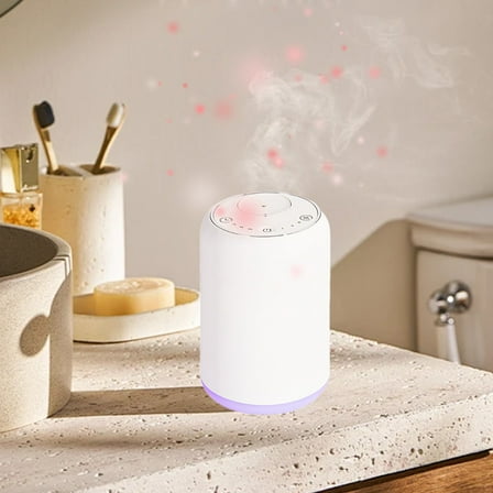 Gcvizuso Essential Oil Diffuser, Aroma Diffuser, Oil Car Aromatherapy Diffuser Auto Mist Home Rechargeable Cold Incense Diffuser Twin Fluid Diffuser Three Concentrations