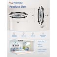 thumbnail image 2 of Ventilador de Techo ZMISHIBO 24" Montaje Empotrado con Luz y Control Remoto de 6 Velocidades, 2 of 7