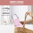 thumbnail image 2 of Licuadora Portátil Recargable USB, Taza Multifuncional para Jugos, Batidos y Smoothies, 4 Cuchillas de Acero Inoxidable, Batería de 1200mAh, Rosa Ideal para Viajes, Camping y Oficina, 2 of 7