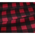 thumbnail image 4 of oneOone Cotton Jersey Bright Red Fabric Gingham Check Sewing Material Print Fabric By The Yard 58 Inches Wide, 4 of 4