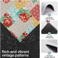 thumbnail image 3 of Pioneer Flower Floral Print Pattern Kitchen Rugs Sets Of 3,Kitchen Runner Rugs Non Skid Washable,Decorative Kitchen Floor Mats for Kitchen,Sink,Laundry,17"x30"+ 17"x47" + 17"x59", 3 of 6