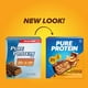 thumbnail image 2 of Barras de proteína pura, altas en proteínas, refrigerios nutritivos para respaldar la energía, bajo en azúcar, sin gluten, mantequilla de maní con chocolate, 1.76 oz, 12 unidades (el empaque puede var, 2 of 5