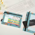 thumbnail image 2 of FORMRS 2 Pack Pencil Pouch for 3 Ring Binder with Clear Window Zipper Case, Cartoon Capybaras, 2 of 6