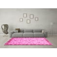 thumbnail image 3 of Ahgly Company Indoor Round Oriental Pink Traditional Area Rugs, 7' Round, 3 of 4