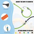 thumbnail image 1 of Small Bungee Cords with Hooks 12 Pack,Adjustable Rubber Elastic Cords, 1 of 5