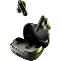 Open Box Skullcandy Smokin’ Buds Bluetooth Earbuds with Microphone, True Wireless with Charging Case, True Black, S2TAW-R740