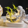 thumbnail image 5 of Astronaut Planter, Spaceman Glass Vase with Led Light Nordic Modern Succulent Flower Pot Creative De, 5 of 5