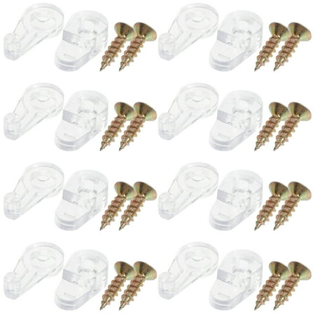 

60 Sets Alloy Corrosion-resistant Clips Mirror Retainer Fasteners Window Glass No Punching