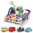 thumbnail image 1 of Kids Car Adventure Toy Educational Adventure Rail Car Race Track with 4PCS Cars, 1 of 10