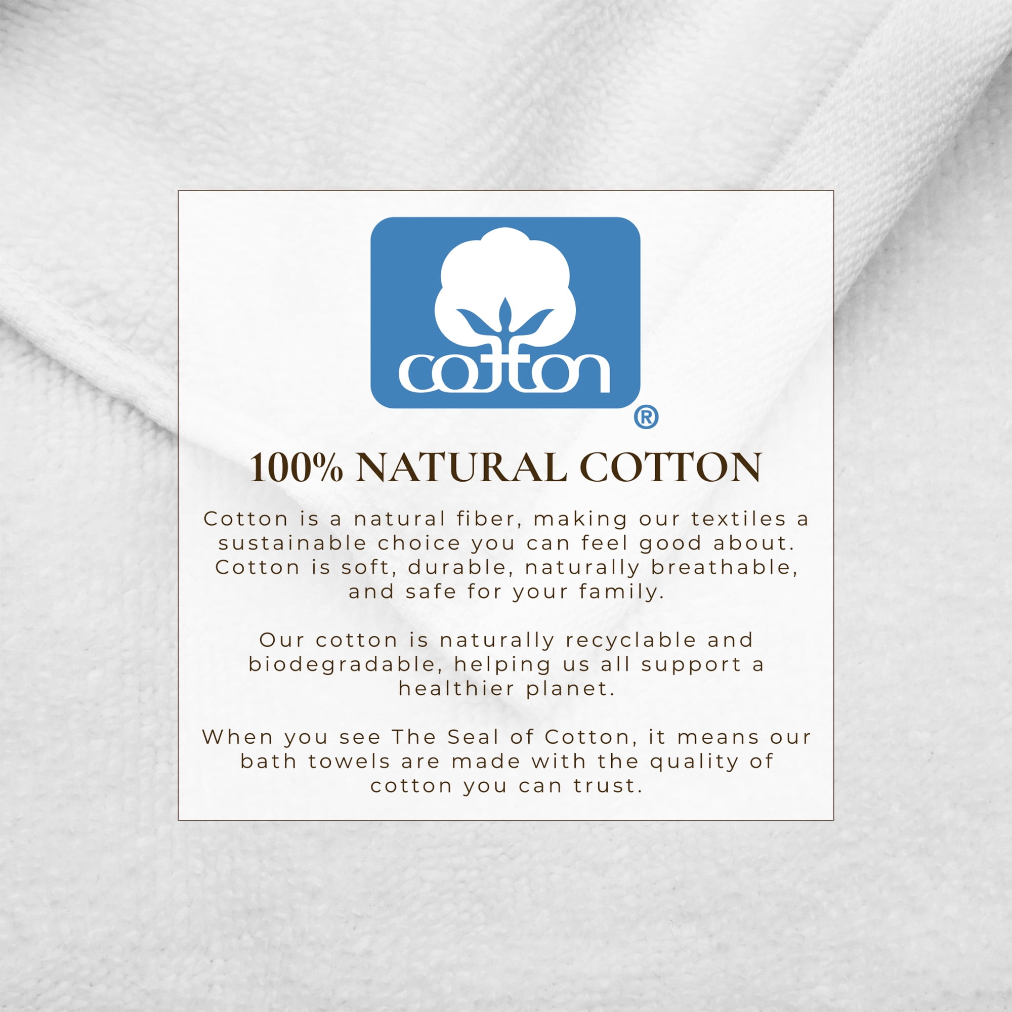 Boho-Inspired Border Quick-Dry Cotton 4 Pack Bath Towel Set