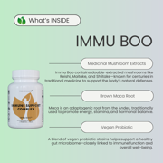 FOR LONG LIFE IMMU BOO | Immune Support Supplement | Strong Vitamin C and Zinc for Immune System Vegan Dietary Supplement for Men & Women