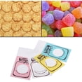 thumbnail image 4 of Recuerdos para Boda 100 pcs Bolsa Preciosa de Plástico de 4 Colores para Galletas de Chocolate Caramelo Bolso de Empaquetado de Regalo de Favor Partido Fiesta Boda (7*10+3Pink), 4 of 4