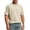 Beige tops for men #1, variant on Men Heavyweight Short Sleeve Crew Neck Tees Solid Tone Relaxed Fit Durable Jersey Material For Daily Layering Outdoor Casual And Home Lounging Tops Black,L