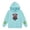 Mint Green, variant on Mercatoo Girls Boys Santa Graphic Hoodie Long Sleeve Pullover Winter Warm Christmas Holiday Sweatshirt Tops Sweater with Pocket
