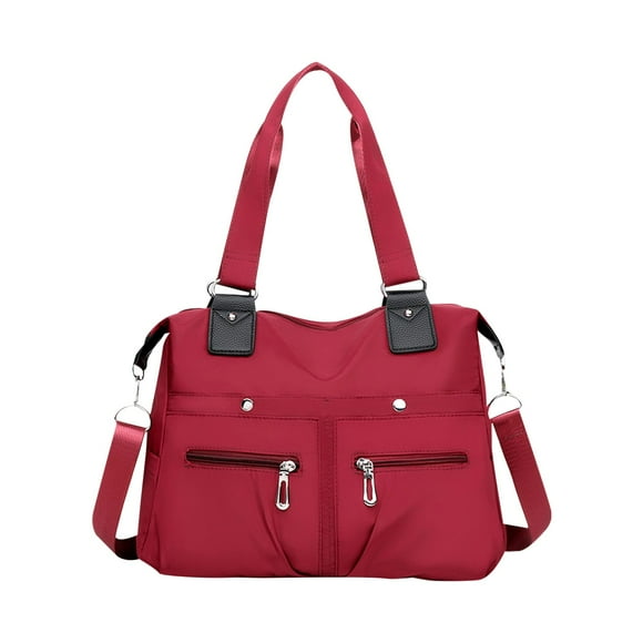 Bolso Bandolera Impermeable De Gran Capacidad Bolso Bandolera Ligero De Nailon Con Cremallera Bolso Para Portátil Bolso De Trabajo Bolso De Ocio Bolso Deportivo