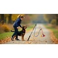 thumbnail image 3 of Interactive Flirt Pole Toy for Dogs – Agility Training & Exercise Chase Stick, Durable Tug Teaser Wand with Strong Rope Lure, Outdoor Play Toy for All Dog Sizes (35-Inch Pole), 3 of 7