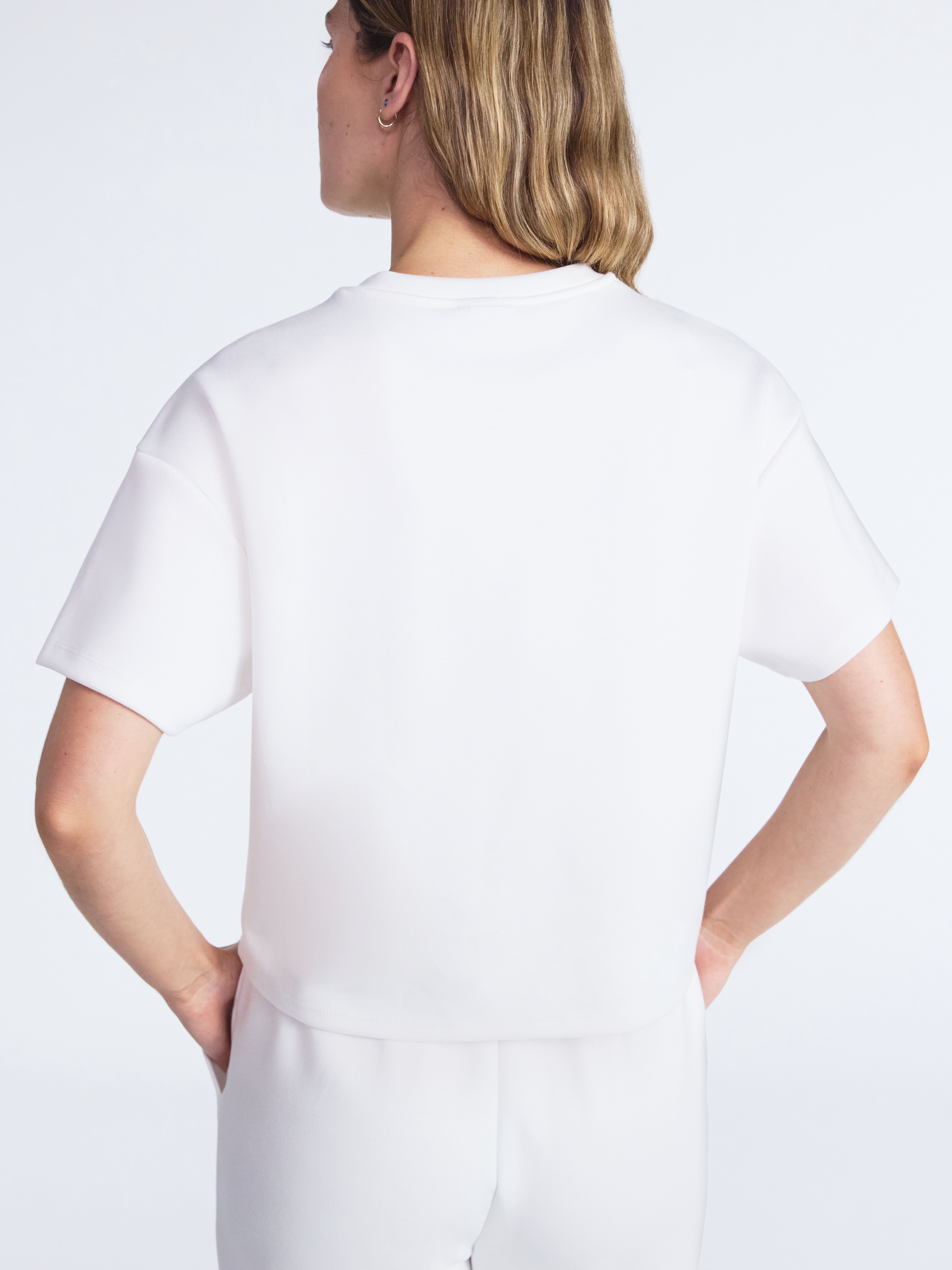 Scoop Women's and Women's Plus Scubaknit Tee with Short Sleeves, Sizes XS-4X
