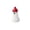 Red, variant on 3D Printed Halloween Ghost Figurine with Witch Hat, Cute Spiral White Ghost Statue for Tabletop Desk Shelf Decor, Modern Spooky Indoor Home Party Ornament Accent