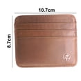 thumbnail image 2 of Credit Card Holder Genuine Leather Card Case Wallets, 2 of 5