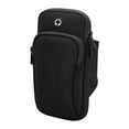 thumbnail image 1 of KAKOWELY Phone Arm Bags Arm Bags Simple Practical Phone Storage Bag for Outdoor Fitness (Black, Suitable Under 6 Inches) Random Pattern6.5"X3.54"X1.38", 1 of 4