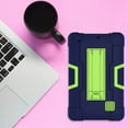 thumbnail image 7 of For RCA Voyager 7 inch Case , RCA Voyager ll 7 Mignova Heavy-Duty Drop-Proof and Shock-Resistant Rugged Hybrid Case(with Built-in Stand) , For RCA 7 inch Voyager 2016 / 2017 Tablet (Navy Blue+Green), 7 of 7