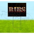thumbnail image 1 of Ribs (18" x 24") Yard Sign, Includes Metal Step Stake, 1 of 6