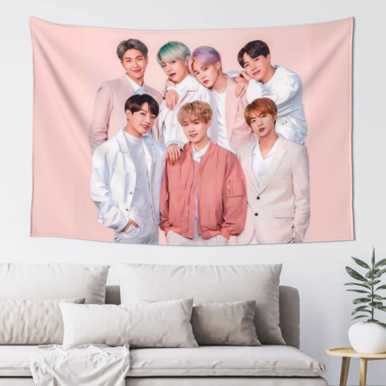 Kpop Bts Tapestry Wall Hanging Home Decoration Wall Blanket