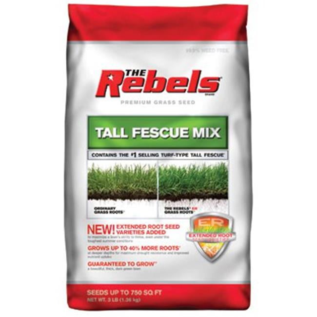 100519418 3 Lbs. Rebel Tall Fescue Grass Seed - Walmart.com - Walmart.com