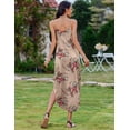 thumbnail image 5 of Vestido Zeagoo Summer para mujer con estampado floral bohemio de playa, 5 of 5