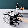 thumbnail image 3 of Estante de plástico para bebidas y cerveza, estante para almacenamiento de tazas, estante para tazas multicapa de escritorio, organizador de botellas de agua construido para el futuro, 3 of 12