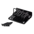 thumbnail image 2 of Sonducket Sistema de puente de guitarra eléctrica con llave inglesa, instrumento de cuerda Musical de 3 cuerdas desmontable, reparación de principiantes Accesorios para instrumentos musicales Negro Sonducket OD026075-01, 2 of 6