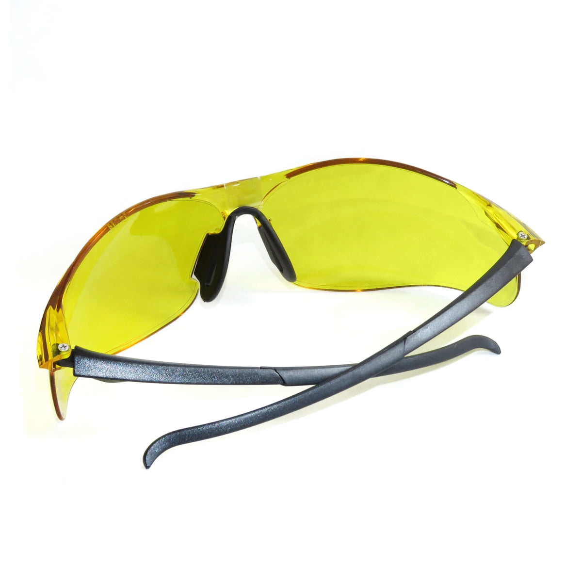New Silverline SAFETY GLASSES UV PROTECTION Yellow Workwear Impact Eye Goggles ✔ 