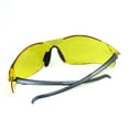 HyperTough Safety Glasses With Z87.1 PolyCarbonate Yellow Lens HTS