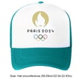 thumbnail image 3 of Sombrero de Béisbol Hugtrwg Paris 2024 Trucker Mesh Back Unisex Visera Ligera Verano, 3 of 9