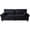 Charcoal Black, variant on DEALTOPS 83" Corduroy Loveseat Sofa, 850lbs Heavy Duty 2-Seater Couch, Iron & Wood Frame, Sage Green